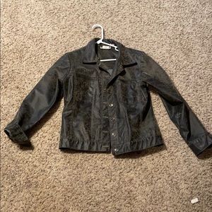 Gotcha Covered Small Bomber Jacket faux leather